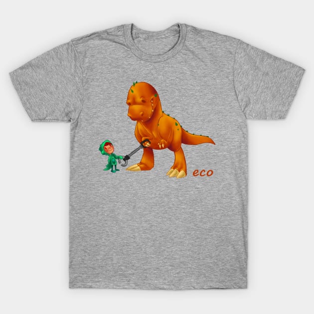 Holding Hands - Rex With eco Edition T-Shirt by eco